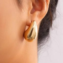 Eyes Blings Gold Earrings-image-91