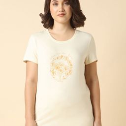 Van Heusen Printed Cotton Short Sleeves Round Neck Relaxed Fit T-shirt-image-69
