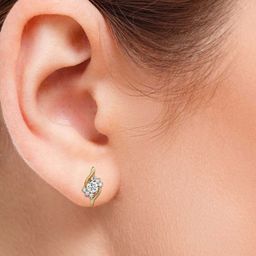 EmoriTimeless Floral Lab Grown Diamond Earrings-image-83