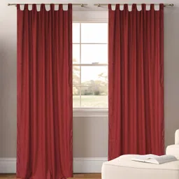 Dekor World Multicoloured Set of 2 Sheer Door Curtain-45