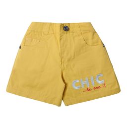 Nino Togs Girls Cotton Typography Embroidered Shorts-image-70