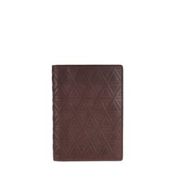 KOMPANERO Men Geometric Textured Leather Two Fold Wallet-15