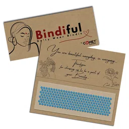 Comet Busters Traditional Designer Bindi - Turquoise Blue-31