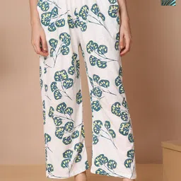 TAG 7 Pack Of 2 Printed Cotton Mid-Rise Lounge Pants-image-77