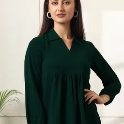 THE FAB FACTORY Women Cotton Peplum Top-picture-10