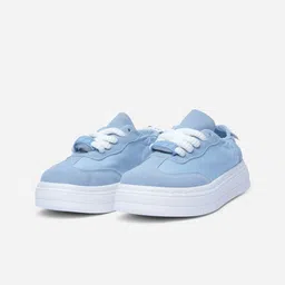 Solethreads Women Lace-Ups Round Toe PU Sneakers-31
