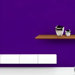 ArtzFolio Printed UV-Resistant Anti-Bacterial Purples Family Indigo Colour Peel & Stick Wallpaper-image-94