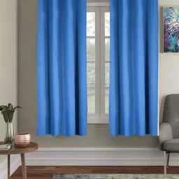 Myntra Elegant Homes Blue Set of 2 Window-50
