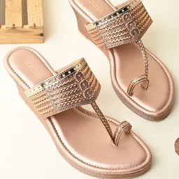 Rocia Wedge Sandals with Bows-7