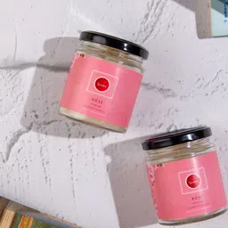 TYOOHAR White & Pink 2 pieces Jar Candle-image-8