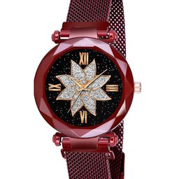 Gopal Shopcart Women Embellished Dial Analogue Watch GR_379_Red_flower_Roman-image-90