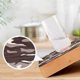 Kuber Industries Brown Set of 2 Regular Shelf Liner Organisers image 2