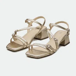 Oroh Women Leather Open Toe Block Heels Sandals-picture-40