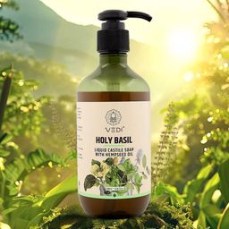 Vedi Herbals Holy Basil Liquid Castile Soap With Hemp Seed Oil - 280 ml-29