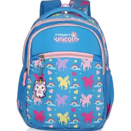 Priority Kids Graphic Printed Yoke-Style Compression Straps School Backpack-27
