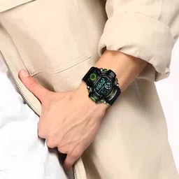 Hala Men Solid Round Tang Regular Digital Watch image 2