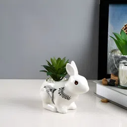 TAYHAA White 1 Pieces Succulent Artificial Plant With Pot-image-11