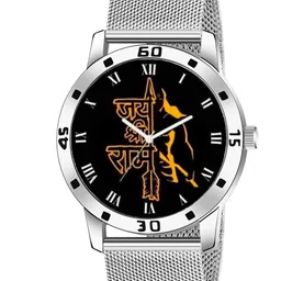 JUST LIKE Men Printed Dial & Stainless Steel Bracelet Style Straps Analogue Watch mino jayshreem 222 sefar-12