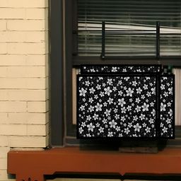 Kalra Magic Black & White Printed Waterproof 1.5 Ton Window Air Conditioner Cover-picture-8