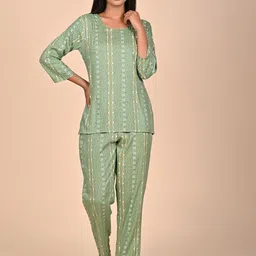 Rashmi Shree Creation Women Printed Night suit-image-54