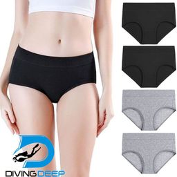 Diving Deep Women Pack of 4 Cotton Hipster Briefs-image-118