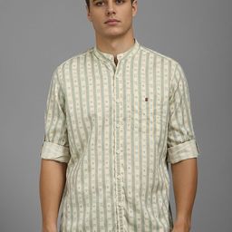 Louis Philippe Jeans Men Slim Fit Opaque Striped Casual Shirt-image-1