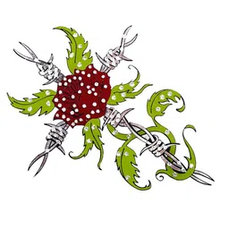 Comet Busters Body Jewel Studded Temporary Tattoo-46