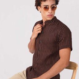 Vastraa Fusion Men Opaque Printed Casual Shirt-image-73
