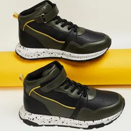 Fame Forever by Lifestyle Boys Colourblocked Lace Up Boots-image-38