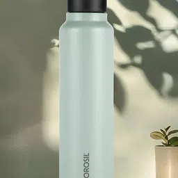 BOROSIL Sea Green Typography Printed Stainless Steel Tip Open Water Bottle 840ml-image-34
