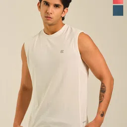 EAZY Pack Of 3 Round Neck Gym Innerwear Vests-picture-25