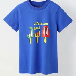 SPUNKIES Boys Graphic Printed Round Neck Cotton T-shirt-image-20