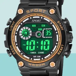 Hala Men Solid Round Tang Regular Digital Watch-1051-20