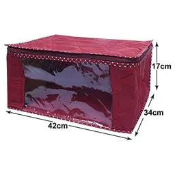 Kuber Industries Maroon Set of 1 Regular Drawer Organiser Organisers image 3
