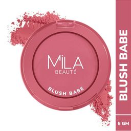 MILA BEAUTE Blush Babe Powder With Jojoba Oil & Vitamin E - 5 g - Berry Punch - 04-38
