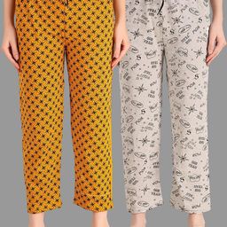 TRENDY WORLD Pack of 2 Printed Pyjamas-image-102