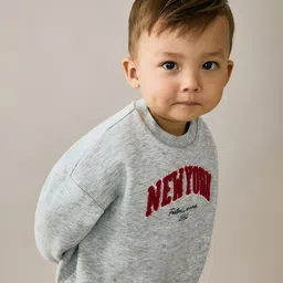 H&M Motif-Detail Brushed-Inside Sweatshirt-picture-13