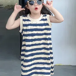 LULU & SKY Striped A-Line Dress-picture-9