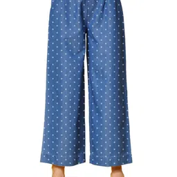 Novio Women Polka Dot Printed Wide Leg Palazzos-picture-57