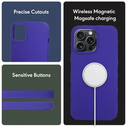 SPRIG Solid Printed iPhone 15 Pro Max Bumper Case Mobile Accessories image 3