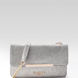 Carlton London Silver Textured Sling Bag-image-75