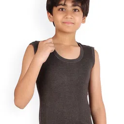 inner element Boys Sleeveless Premium Cotton Thermal Top-image-51