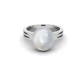 RRVGEM Moti Stone Ring 10.50 Ratti South Sea Pearl Stone Silver Plated-image-40