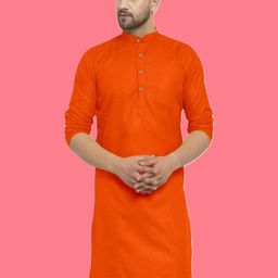 ANUJ FASHION Men Solid A-Line Kurtas-picture-38