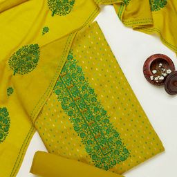 Soch Embroidered Pure Cotton Unstitched Dress Material-image-53
