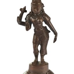 Exotic India Brown Religious Brass Idol Showpiece-image-99