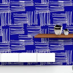 ArtzFolio Printed UV-Resistant Anti-Bacterial Japanese Shibori Ikat Peel & Stick Wallpaper-image-98