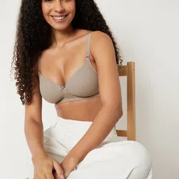 max Medium Coverage Lightly Padded Seamless T-shirt Bra-picture-45