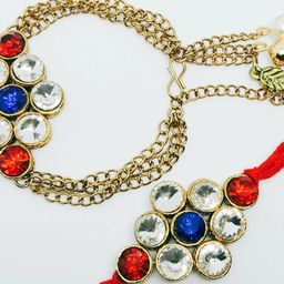 JN HANDICRAFT Red Rakhi-image-85