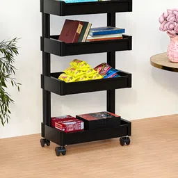 RUBOXA Black Set of 1 Regular Drawer Organiser Organisers-4